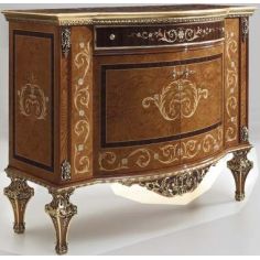 Chest of Drawers Exquisite Wooden Side Cabinet from our Venetian modern classic collection 7062