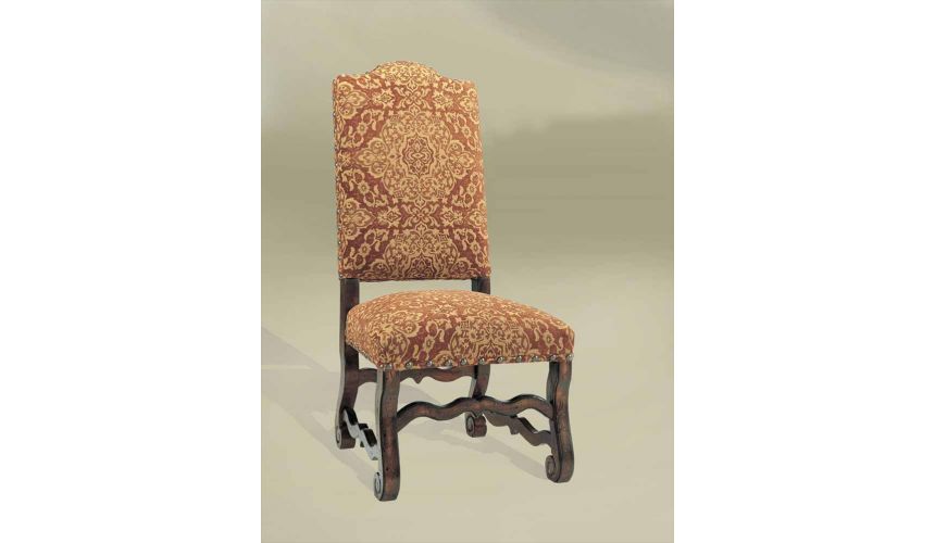Dining Chairs Rustic Luxury Leather Furniture Red Side Chair