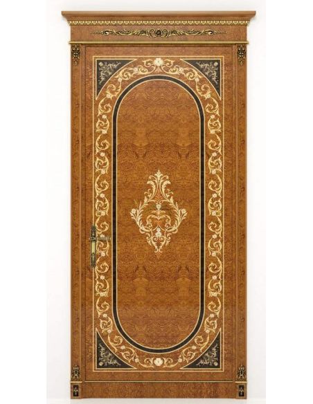 Royal Wooden Designed Single Door from our Venetian modern classic collection 7068