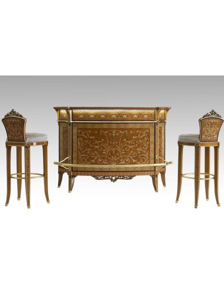 Upscale Bar Furniture Luxurious Bar and Bar Chairs from our Venetian modern classic collection 7071