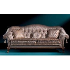 SOFA, COUCH & LOVESEAT Pretty in Pastel Pink Sofa from our European hand painted furniture collection. 7098