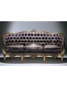 SOFA, COUCH & LOVESEAT Deluxe Midnight Mystery Sofa from our European hand painted furniture collection. 7100