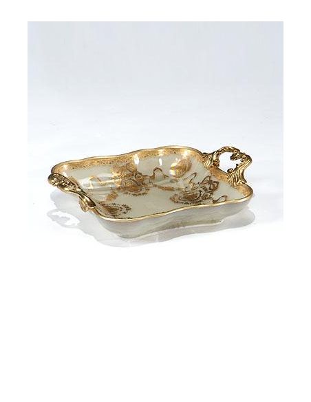 Home Accessories luxurious Painted Glass Tray