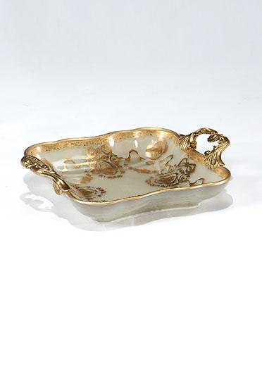Decorative Accessories Home Accessories luxurious Painted Glass Tray