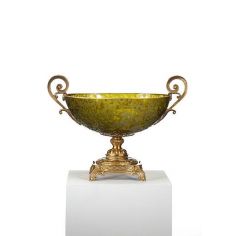Decorative Accessories Luxury Table Top Accessories Glass Centerpiece Bowl