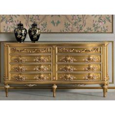 Chest of Drawers Golden Goddess Dresser from our European hand painted furniture collection. 7118