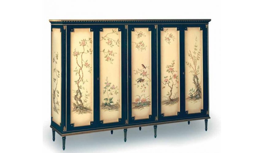 Display Cabinets and Armories The Picture of Spring Wardrobe from our European hand painted furniture collection. 7124