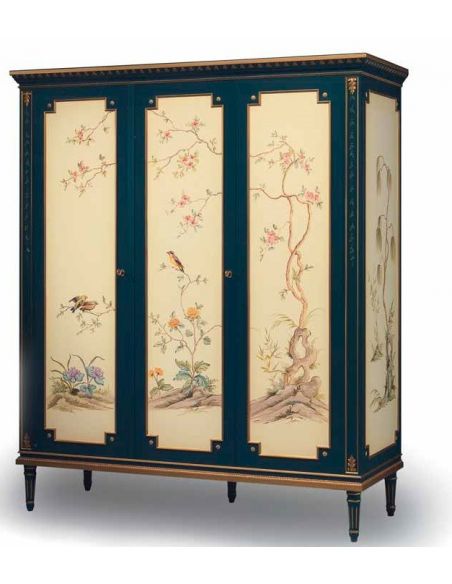 Mother Nature's Wardrobe from our European hand painted furniture collection. 7127