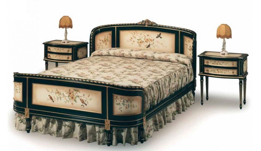 Luxury Bedroom Furniture Picture of Spring Bed from our European hand painted furniture collection. 7125