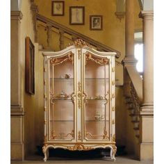 Breakfronts & China Cabinets Luxurious Golden Detailed Showcase Cabinet from our European hand painted furniture collection. ...