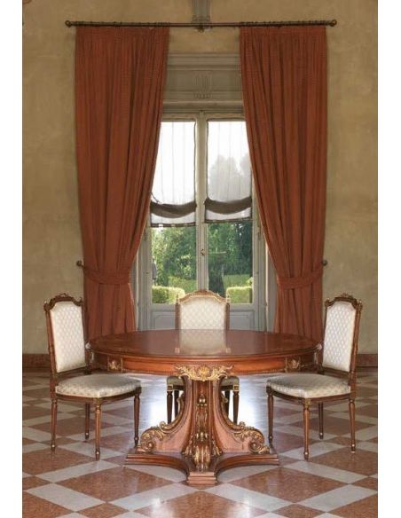 Classic High End Round Table from our European hand painted furniture collection. 7107