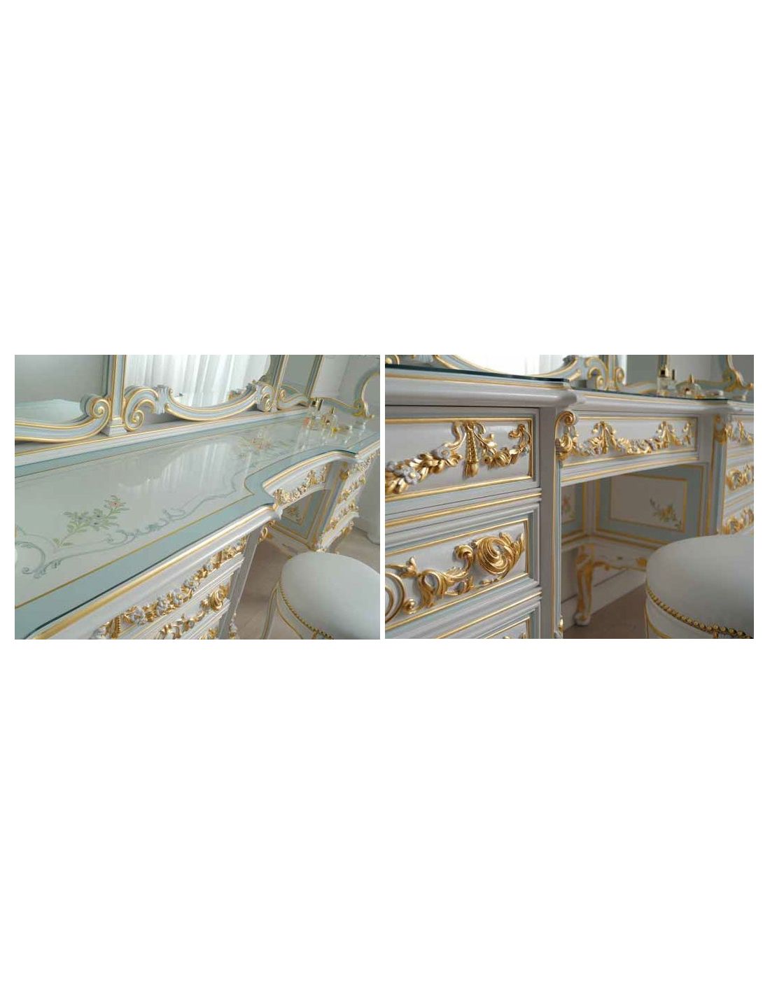 European Style Antique Dresser Furniture Dressing Table Set with Mirror and  Stool Makeup Vanity Table Wooden High Quality - China Dress Table, Home  Furniture | Made-in-China.com