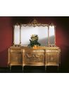 Breakfronts & China Cabinets Detailed Golden Sideboard with Mirror from our European hand painted furniture collection. 7203