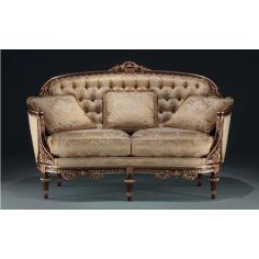 SOFA, COUCH & LOVESEAT High End Intricately Detailed Golden Sofa from our European hand painted furniture collection. 7211