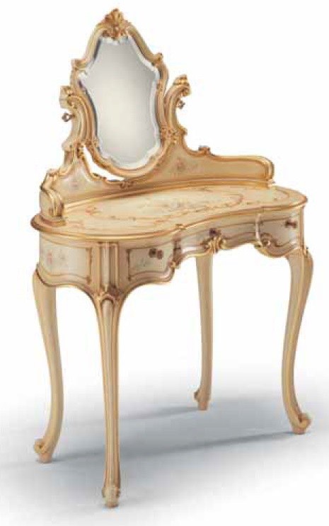 Dressing Vanities & Furnishings Luxurious Small Cream Dressing Table from our European hand painted furniture collection. 7226