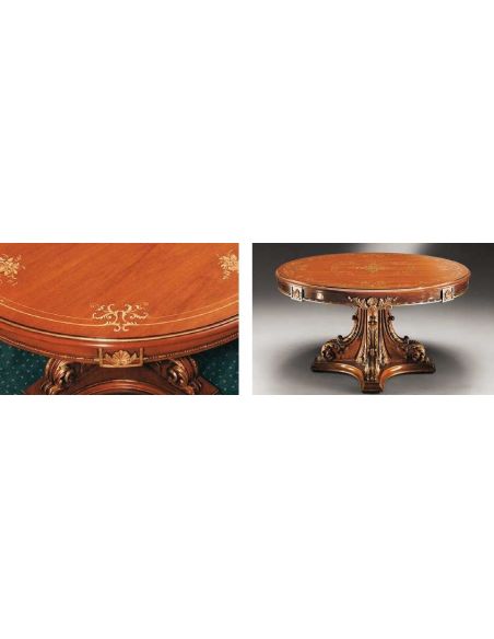 Dining Tables Classic High End Round Table from our European hand painted furniture collection. 7107