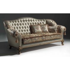 SOFA, COUCH & LOVESEAT Palatial Golden Champagne Sofa from our European hand painted furniture collection. 7242