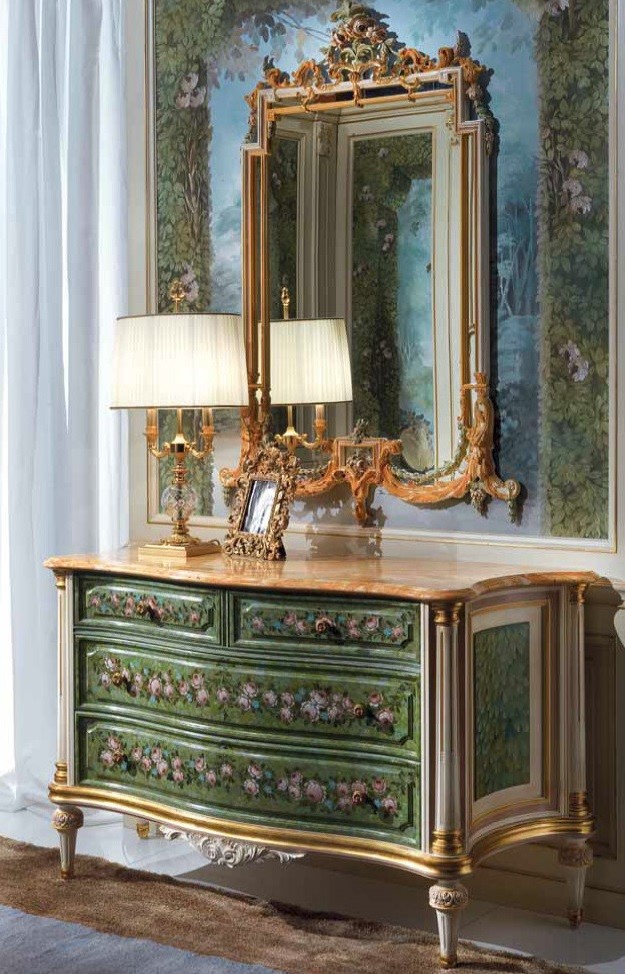 Chest of Drawers High End Jungle Gem Chest of Drawers from our European hand painted furniture collection. 7253