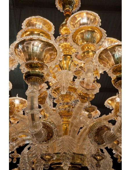 Foyer and Center Tables Foyer Table in Murano hand blown glass.