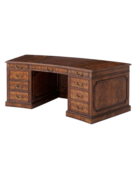 Executive Desks Curved Desk. Luxury Furnishings.