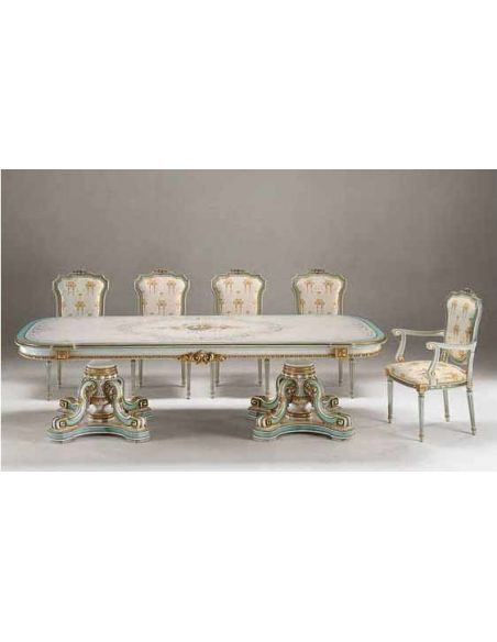 Wonderland Tea Party Dining Set from our European hand painted furniture collection. 7268