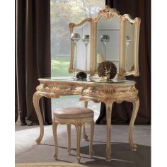 Dressing Vanities & Furnishings Princess Dressing Table and Triple Mirror from our European hand painted furniture collection...