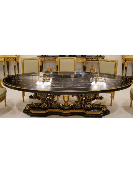 Luxurious Golden Space and Lightning Dining Table from our furniture showpiece collection. 