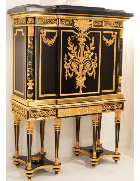 Gorgeous Shadows of Gold Bar Cabinet from our furniture showpiece collection.