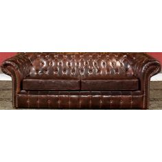 SOFA, COUCH & LOVESEAT Tufted Leather Sofa
