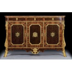 Breakfronts & China Cabinets Luxurious Wooden Cabinet with Golden Detailing from our furniture showpiece collection. 7325