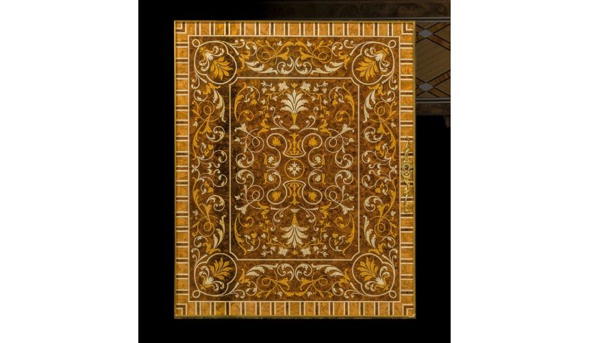 Breakfronts & China Cabinets Beautifully Patterned Dulce de Lece Colored Sideboard from our furniture showpiece collection. 7337