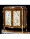 Breakfronts & China Cabinets Gorgeous In Bloom Entrace Dresser with Golden Details from our furniture showpiece collection. 7339