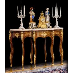 Foyer and Center Tables Elegant Louis XV Style Trolley Consolle from our furniture showpiece collection. 7341