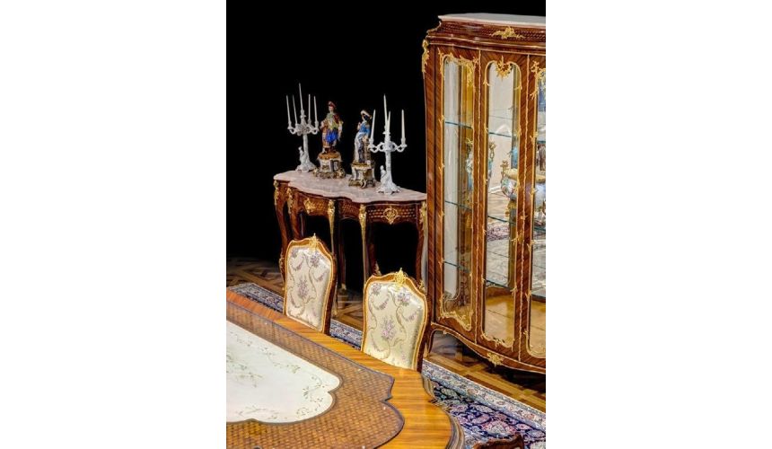 Foyer and Center Tables Elegant Louis XV Style Trolley Consolle from our furniture showpiece collection. 7341