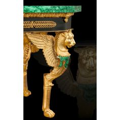 Dining Tables Gorgeous Emerald Empire Style Table from our furniture showpiece collection. 7343 2