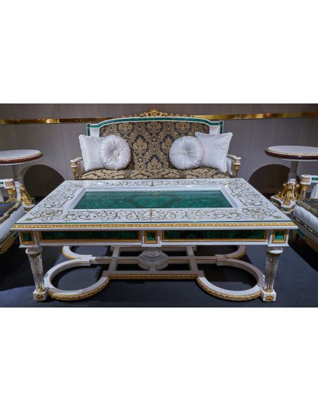Luxurious Heavenly Emerald Coffee Table from our furniture showpiece collection. 7359