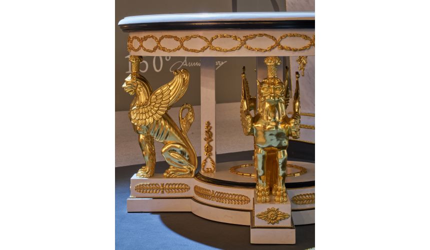 Furniture Masterpieces Luxurious Marble and Wood Center Table from our furniture showpiece collection. 7321