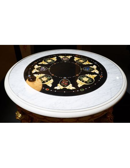 Furniture Masterpieces Luxurious Marble and Wood Center Table from our furniture showpiece collection. 7321