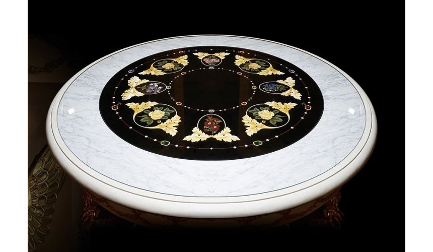 Furniture Masterpieces Luxurious Marble and Wood Center Table from our furniture showpiece collection. 7321