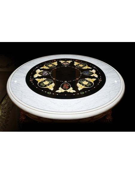Furniture Masterpieces Luxurious Marble and Wood Center Table from our furniture showpiece collection. 7321