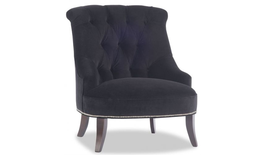 Modern Furniture Slate Tufted Accent Chair,3080