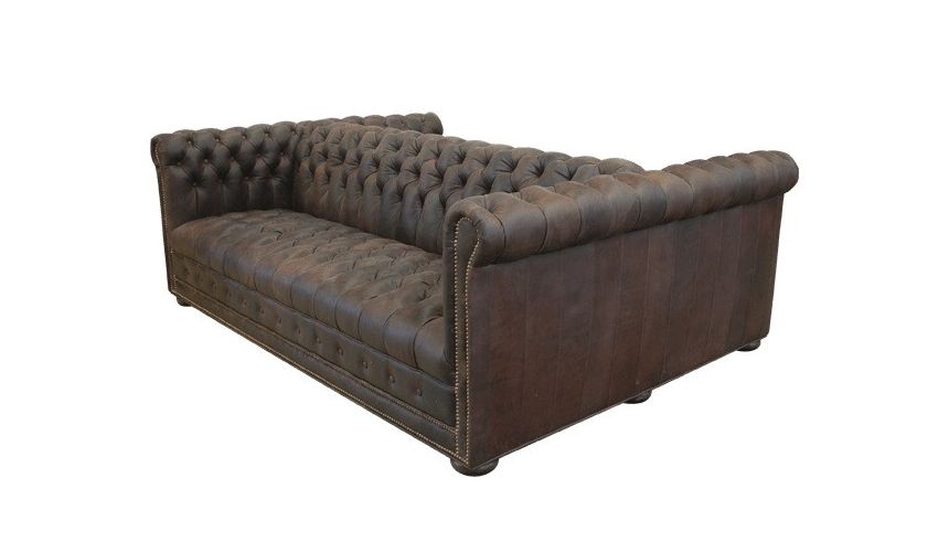 Western Furniture High End Rustic Cowboy Sofa from our handcrafted Wild West furniture collection. 7379
