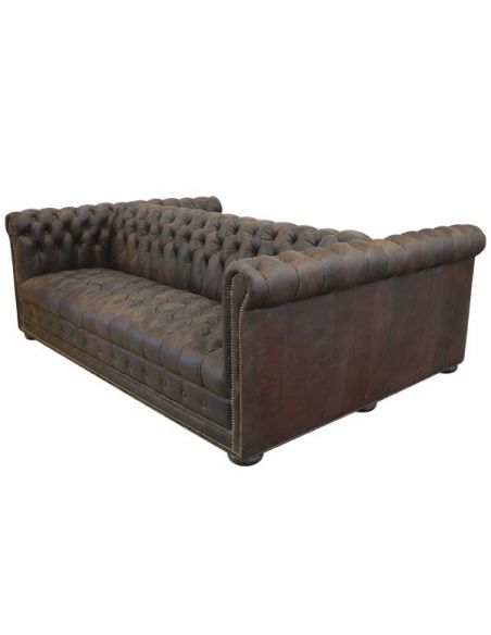 Western Furniture High End Rustic Cowboy Sofa from our handcrafted Wild West furniture collection. 7379