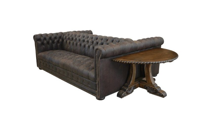 High End Rustic Cowboy Sofa From Our, Usa Leather Cowboy Sofa