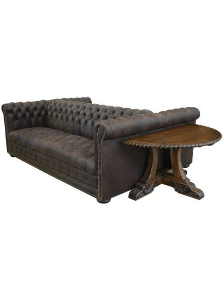 Western Furniture High End Rustic Cowboy Sofa from our handcrafted Wild West furniture collection. 7379