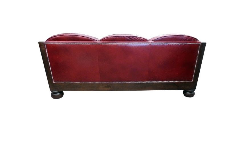 Western Furniture Deluxe Rose at Dusk Sofa from our handcrafted Wild West furniture collection. 7380