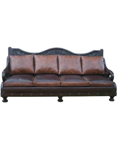 Deluxe Texas Styled Mateo Sofa from our hand crafted Wild West furniture collection. 7381
