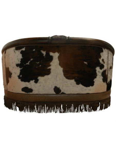SETTEES, CHAISE, BENCHES High End Western Bull Sofa from our handcrafted Wild West furniture collection. 7383