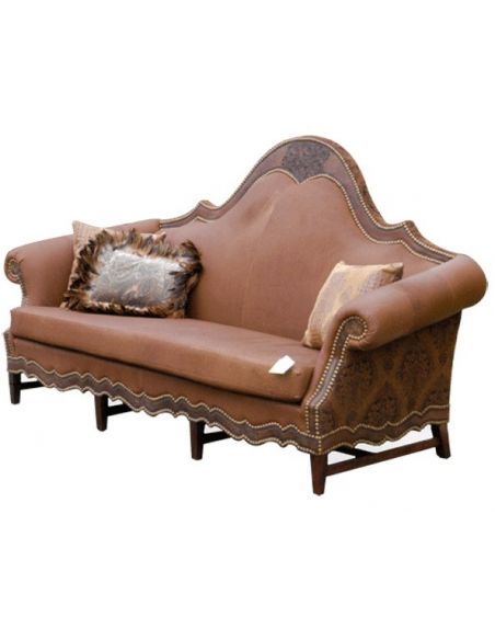 High End Desert Sunrise Sofa from our handcrafted Wild West furniture collection. 7384