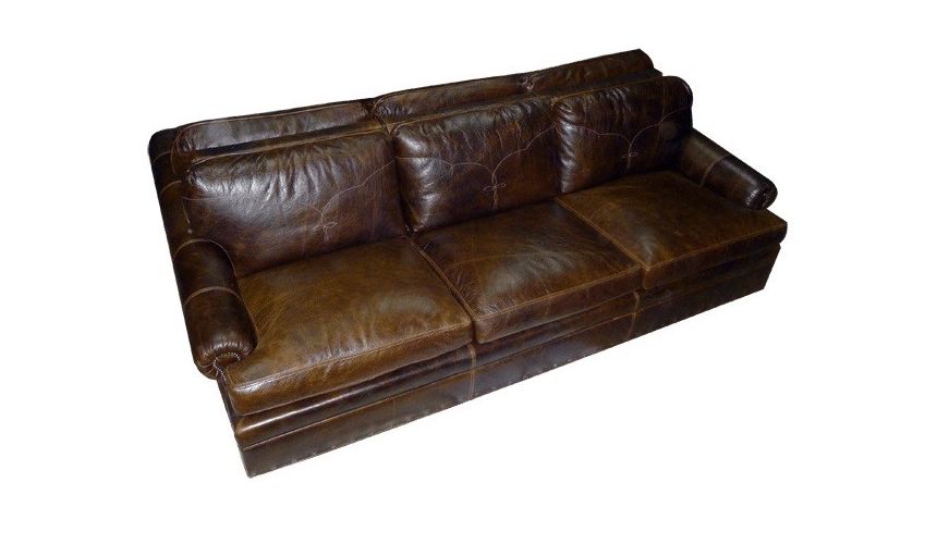 SOFA, COUCH & LOVESEAT High End Swirl of Desert Sands Sofa from our handcrafted Wild West furniture collection